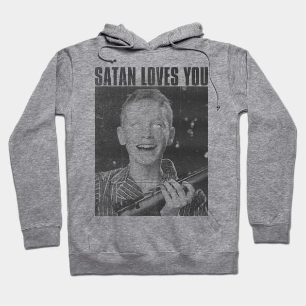 satan loves you Hoodie by psninetynine